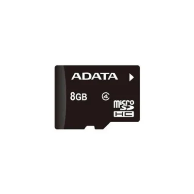 CARTE MÉMOIRE ADATA MICROSDHC CLASS 4 (AUSDH8GCL4-RA1)