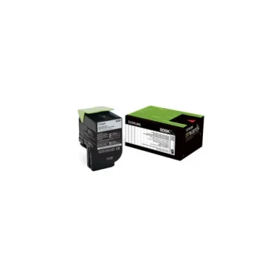 CARTOUCHE DE TONER LEXMARK NOIR 808K DU PROGRAMME DE RETOUR – 1000 PAGES (80C80K0)
