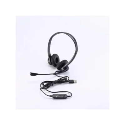 CASQUE/MICRO USB UPTEC AVEC SUPPRESSION BRUIT AMBIANT (4060100)