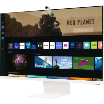 ÉCRAN 32″ UHD SAMSUNG M8 AVEC EXPÉRIENCE SMART TV ET DESIGN FIN EMBLÉMATIQUE (LS32BM801UMXZN)