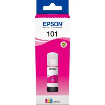 EPSON 101 MAGENTA – BOUTEILLE D’ENCRE EPSON ECOTANK D’ORIGINE (C13T03V34A)