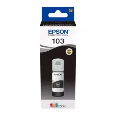EPSON 103 NOIR – BOUTEILLE D’ENCRE EPSON ECOTANK D’ORIGINE (C13T00S14A)
