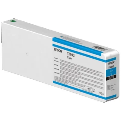 EPSON T8042 CYAN – CARTOUCHE D’ENCRE EPSON ULTRACHROME HDX/HD 700ML (C13T804200)
