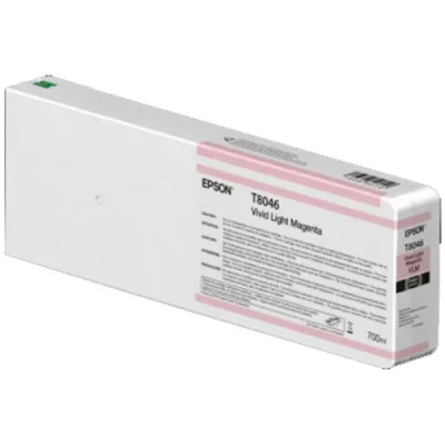 EPSON T8046 VIVID MAGENTA CLAIRE – CARTOUCHE D’ENCRE EPSON ULTRACHROME HDX/HD 700ML (C13T804600)
