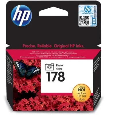 HP 178 PHOTO – CARTOUCHE D’ENCRE HP D’ORIGINE (CB317HE)