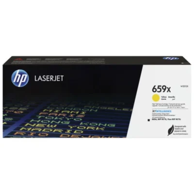 HP 659X JAUNE (W2012X) – TONER HP LASERJET D’ORIGINE