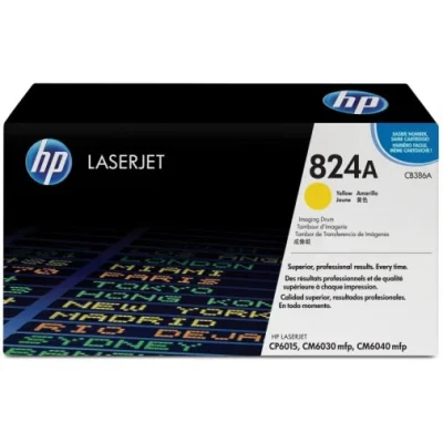 HP 824A JAUNE (CB386A) – TAMBOUR D’IMAGERIE HP LASERJET D’ORIGINE