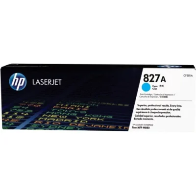 HP 827A CYAN (CF301A) – TONER HP LASERJET D’ORIGINE