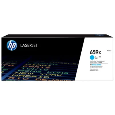 HP LASERJET TONER CYAN 659X AUTHENTIQUE GRANDE CAPACITÉ TONER CYAN LASERJET HP 659X AUTHENTIQUE GRANDE CAPACITÉ (W2011X)