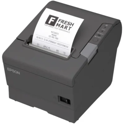 Imprimante étiquettes Epson TM-T88V Noire Série et USB + Alimentation PS 180