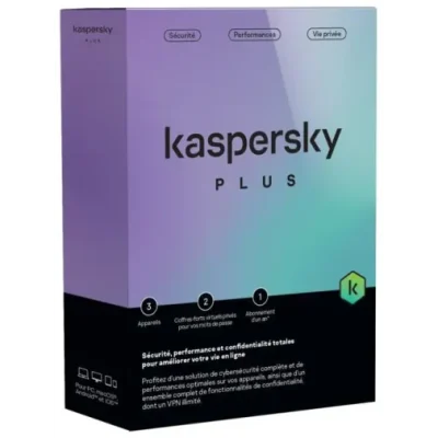KASPERSKY PLUS – 3 POSTES / 1 AN (KL10428BCFS-SLIMMAG)