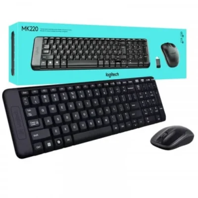 LOGITECH MK220 COMBO CLAVIER ET SOURIS SANS FIL (MK220)