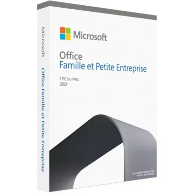 MICROSOFT OFFICE FAMILLE ET PETITE ENTREPRISE 2021 – FRANCAIS