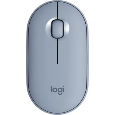 SOURIS SANS FIL LOGITECH PEBBLE M350 BLEU GRIS (910-005719)